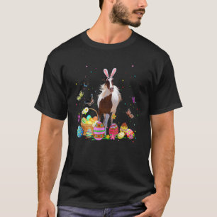 Camiseta Coelhinho De Cavalo Bonito Caça De Ovos Coloridos