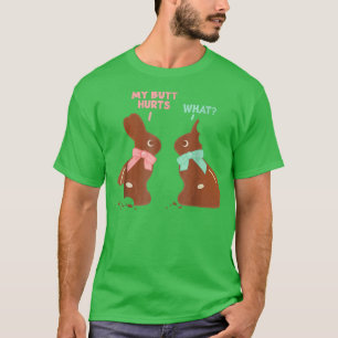 Camiseta Coelhinho de chocolate felz pascoa Meu Bumbum Coel