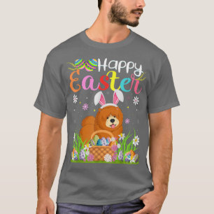 Camiseta Coelhinho De Coelhinho De Chow Caçando Ovo Engraça