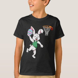Camiseta Coelhinho de Coelhos Homens Coelhos Dunking Basket