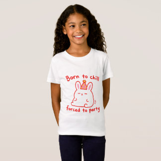 Camiseta Coelhinho de Festa Nascido para Relaxar