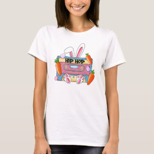 Camiseta Coelhinho de Fita Cassete Hip Hop