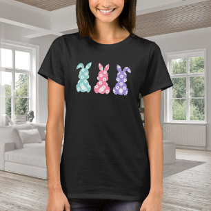 Camiseta Coelhinho de Flor bonito Colorido Coelhinho De P