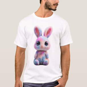 Camiseta Coelhinho de Fluff Cósmico Pastel Men