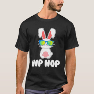 Camiseta Coelhinho De Hip Com Óculos De Sol, Páscoa Bonit