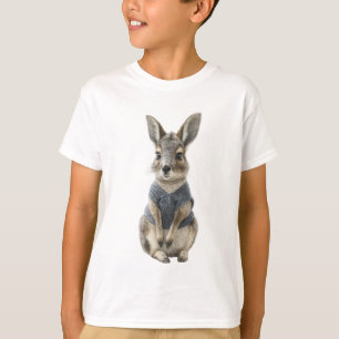 Camiseta Coelhinho de Meia de Lã para Crianças