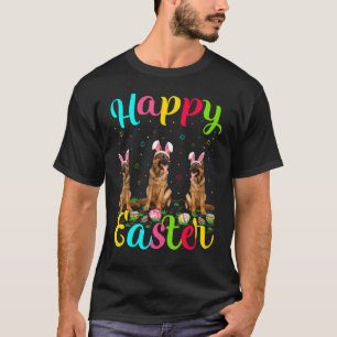 Camiseta Coelhinho de Ovo de Páscoa Engraçado Cachorro Past