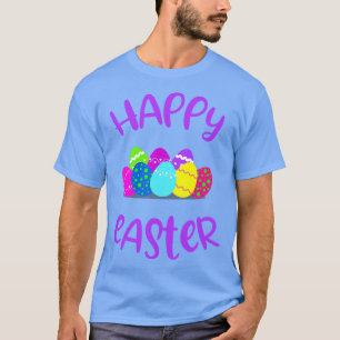 Camiseta Coelhinho de Páscoa Belos Ovos de Páscoa