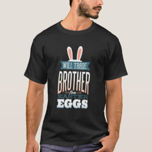 Camiseta Coelhinho De Páscoa Bonito E Engraçado Para Menino