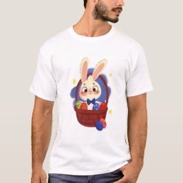 Camiseta Coelhinho de Páscoa com Ovos