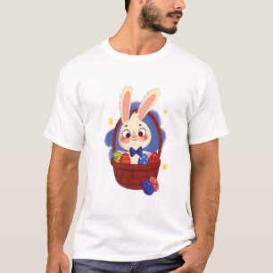 Camiseta Coelhinho de Páscoa com Ovos