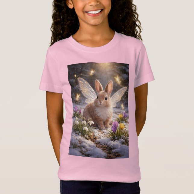 Camiseta Coelhinho de Páscoa Fada (Frente)