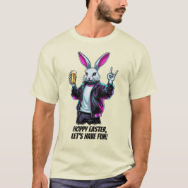 Camiseta Coelhinho de Páscoa ruim! Páscoa Hoppy, vamos nos 