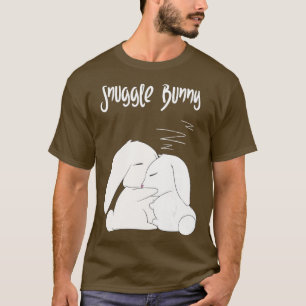 Camiseta Coelhinho De Snuggy - Coelhos Engraçados Dormindo