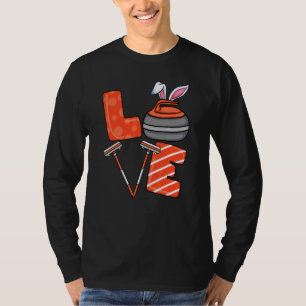 Camiseta Coelhinho De Vassoura-De-Cama De Inverno De Gelo