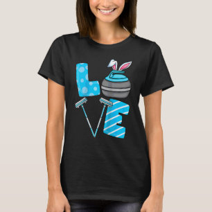 Camiseta Coelhinho De Vassoura-De-Cama De Inverno De Gelo