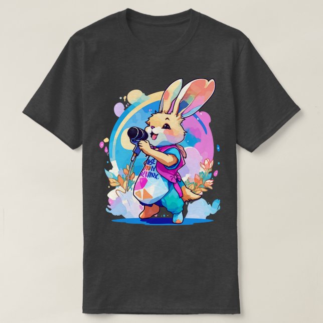 Camiseta Coelhinho engraçado (Frente do Design)