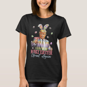 Camiseta Coelhinho Engraçado Faz Excelente De Páscoa Novame