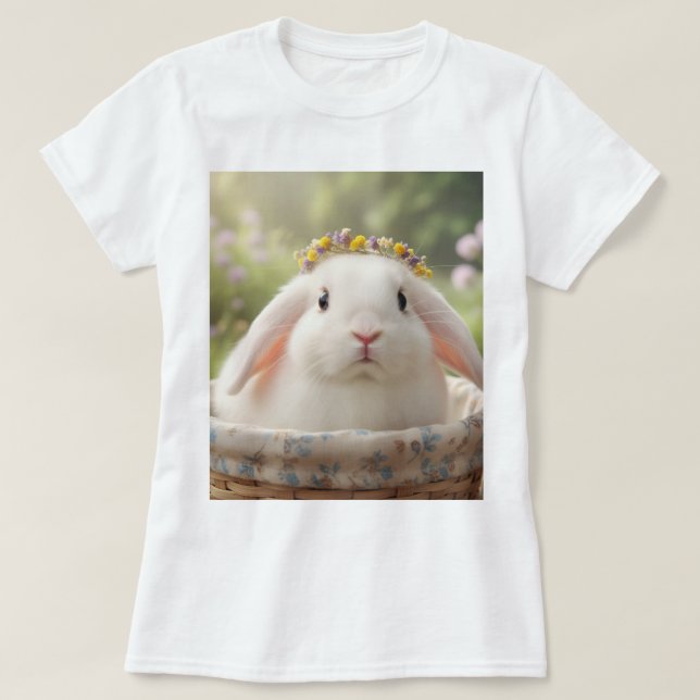 Camiseta coelhinho fofo (Frente do Design)