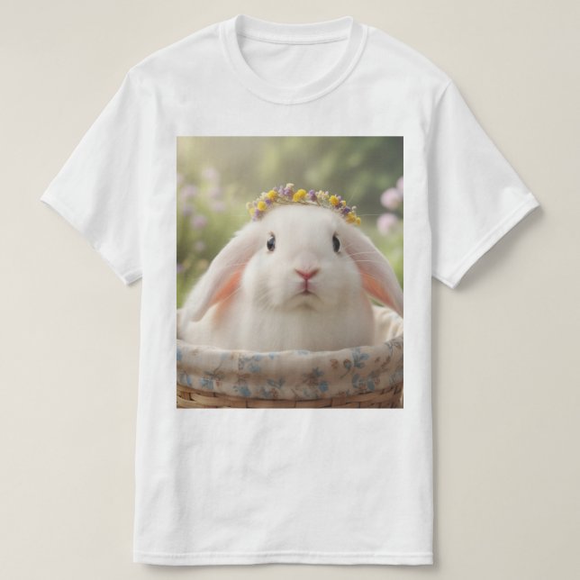 Camiseta coelhinho fofo (Frente do Design)