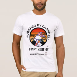 Camiseta Coelhinho Fofo Abraçando Cenoura Pôr do S