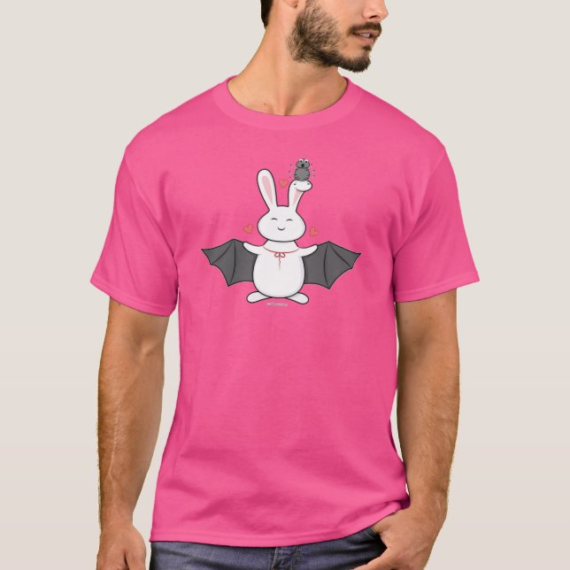 Camiseta Coelhinho fofo e assustador (Frente)