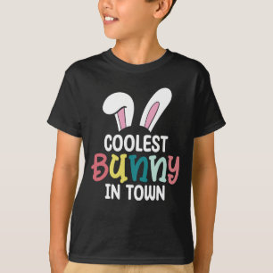 Camiseta Coelhinho Mais Legal Da Cidade Coelho De Páscoa Co