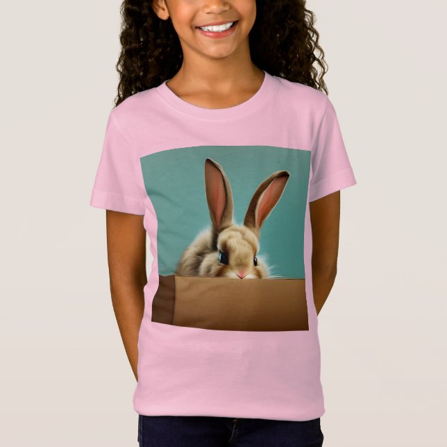 Camiseta Coelhinho numa Caixa (Frente)