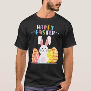 Camiseta Coelhinho Primavera Caça Ovos Coelho Feliz Sabor