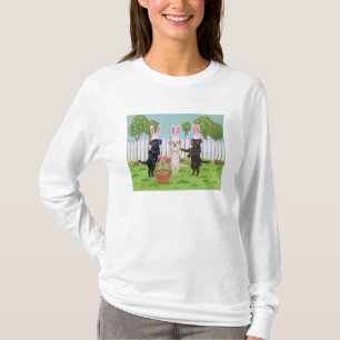 Camiseta Coelhinhos da Páscoa de Labrador!!