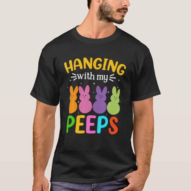 Camiseta Coelhinhos Da Páscoa Percorrendo Com Minha Páscoa  (Frente)