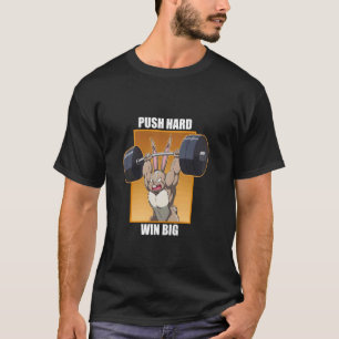 Camiseta Coelhinhos de Fitness Aumentadores de Treino EMPUR