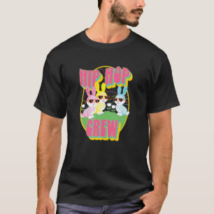 Camiseta Coelhinhos De Páscoa De Hip Hop Com Óculos De So