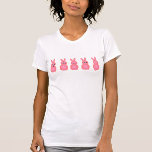 Camiseta Coelhinhos de Páscoa Rosa