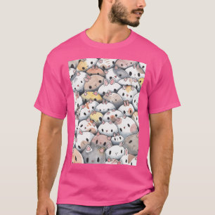 Camiseta Coelhinhos E Gatos