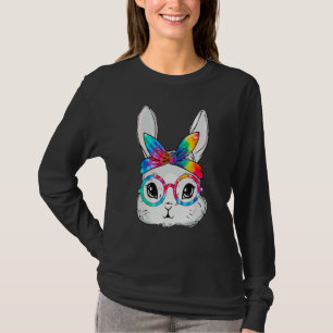 Camiseta Coelhinhos Óculos Solares Colados Tie Óculos Fósfo
