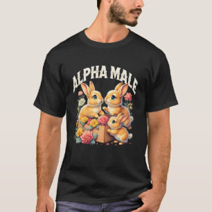 Camiseta Coelho Alpha Fofinho Meme Coelho Masculino Homens