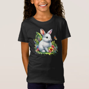 Camiseta Coelho Animal de Fazenda Bebê Clipart de Sublimaçã