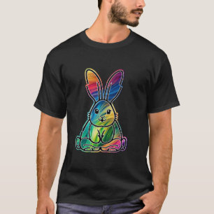 Camiseta Coelho Arco-Íris Cujo Coelho é para Pet Lovers Pás