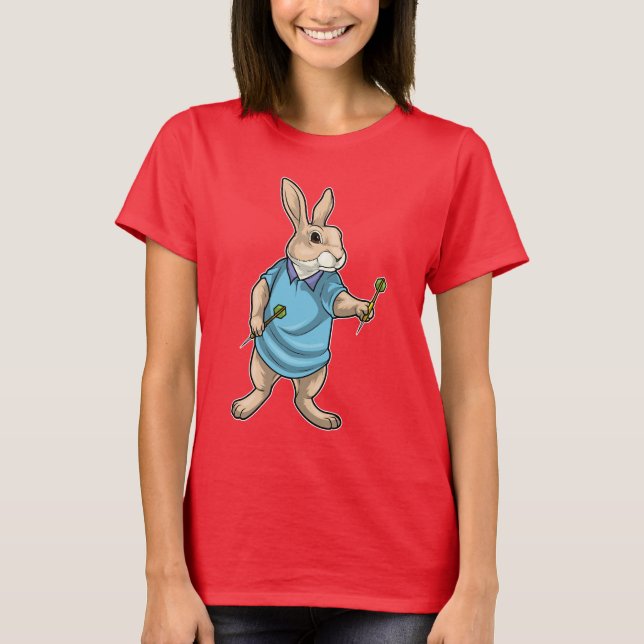 Camiseta Coelho Arremessa Dardo (Frente)