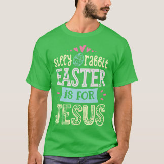 Camiseta Coelho Bobalhão Páscoa é para Jesus Mulheres Homen
