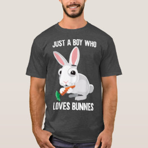 Camiseta Coelho Bonito Amante Rapazes Toddler Apenas Um Men
