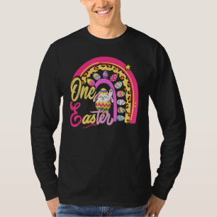 Camiseta Coelho Bonito Coelho Leopardo Rainbow Girl Happy E