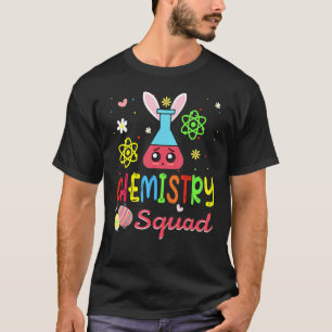 Camiseta Coelho Bonito de Química de Páscoas de Quadrado Ci