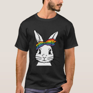 Camiseta Coelho Bonito Rosto Cara Tie Dye Gles Garota Feliz