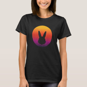 Camiseta Coelho Bonito Silhueta Animal Silhouset para