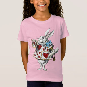 Camiseta Coelho Branco Alice no País das Maravilhas Coelho 