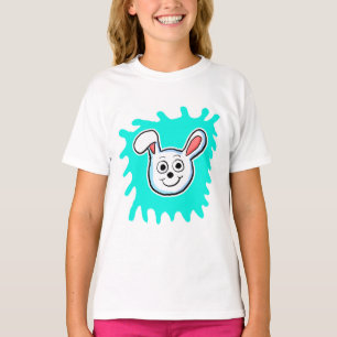 Camiseta Coelho Branco Fofo