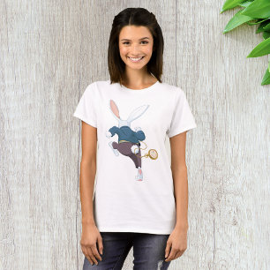 Camiseta Coelho Branco Fugindo