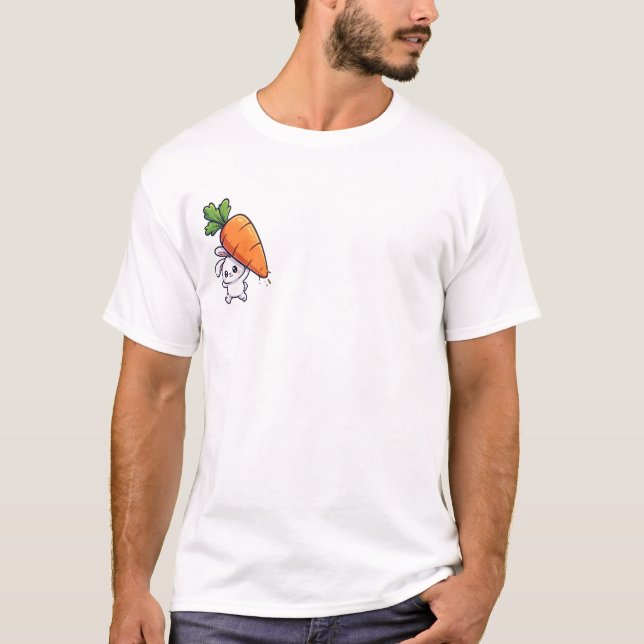 Camiseta Coelho Cenoura Dash (Frente)